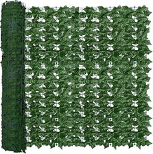 Artificial Ivy Privacy Screen Fence Panel, Green 4 FT X 50 FT UV-Anti Faux Green picture