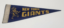Vintage 1940-1950s New York Giants MLB Baseball Mini Felt Pennant 3.5