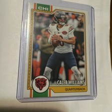 2026 Topps Flagship Vintage Stock Variation /99 Caleb Williams #35 Chicago Bears picture
