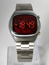 BENLYWATCH 1970s Old Vintage Red LED Digital Watch for Men Retro Display picture