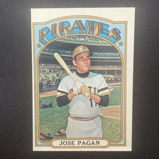 1972 Topps #701 Jose Pagan Pittsburgh Pirates High Number picture
