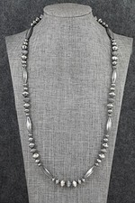 Sterling Silver Navajo Pearl Necklace 24
