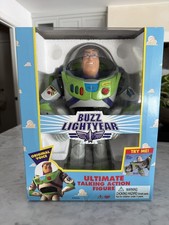 Vintage Toy Story Buzz Lightyear Action Figure Thinkway Toys 1995 picture