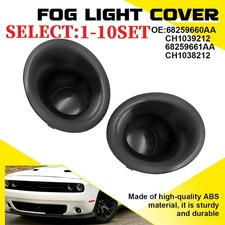 Front 1-10Set Fog Light Covers For 2019-2023 Challenger Scat Pack 392 68259661AA picture