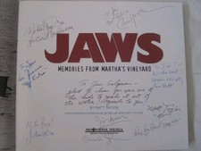 JAWS : Memories from Martha's Vineyard  signed by Cast/Crew + Matt Taylor + picture