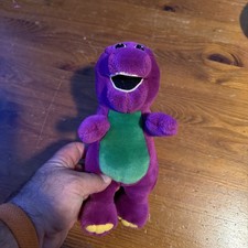 Vintage Original Barney the Purple Dinosaur Plush Stuffed Toy 10” S2 picture