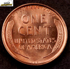 1909 VDB Lincoln Wheat Cent Penny * Gem BU Red * First Year * XX388 picture