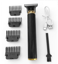 Vintage T9 Barbeador Black Gold  Beard Hair Trimmer Cutter Machine for Men picture