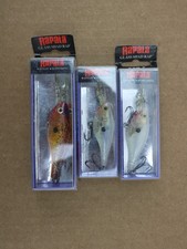 Rapala Glass Shad Rap GSR-5 GSR-7 Fishing Lures Lot of 3 New picture