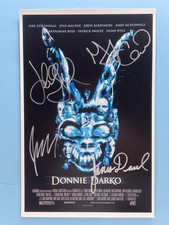 DONNIE DARKO MOVIE POSTER 11x17 SIGNED BY 4 AUTHENTICATED wCOA  picture