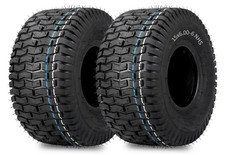 GICOOL 2Pk 15x6.00-6 Lawn Mower Tire,  2 Pcs, 4 Ply, Turf-V Pattern picture