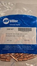 Miller Genuine FasTip Contact Tips 206187 .035 Alum .040 Hard Wire 25-Pack NEW picture