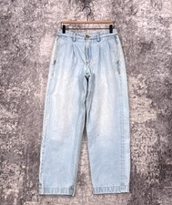 Noah Pleated Jeans 30 Mens Denim High Rise Trouser picture