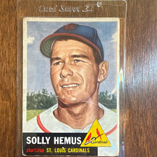 Topps 1953 Topps Solly Hemus #231 St. Louis Cardinals MLB High # Base picture