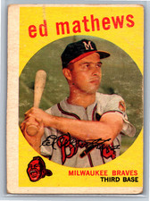 1959 Topps - Eddie Mathews #450 picture