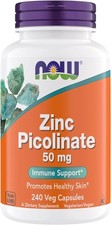 Now Foods Zinc Picolinate 50 mg 240 vcaps picture