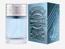 New Brand Prestige Invincible Men's Eau de Toilette Spray Regular Size 3.3 fl oz picture