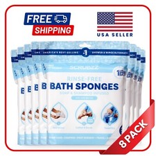 Scrubzz Disposable Rinse Free Bathing Sponges - Unscented, 200 Count picture