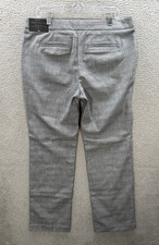 Worthington Pants Womens 14 Gray Houndstooth Modern Fit Dress Careerwear NEW picture