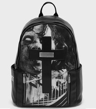 KILLSTAR x The Exorcist Keep Away Backpack Goth Horror Cross NWT Flawed Rare picture