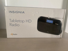 GENUINE Insignia  Tabletop  FM/HD Radio NS-HDRAD2 - Black - NEW/Open Box picture