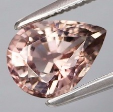 Pink-grey 1.38ct tourmaline loose gemstone picture