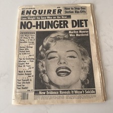 Vintage 1979 National Enquirer Marilyn Monroe Cover Newspaper – May 22, 1979 picture