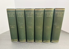 History Of The Jews Heinrich Graetz 1891-1898 Volumes 1-6 Antique Book Set picture