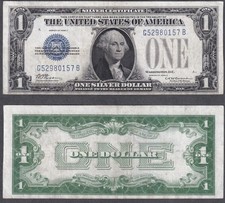 1928-C $1 Funnyback Silver Certificate Fr. 1603 KEY  1928c SC picture
