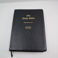 The Study Bible KJV - E. G. White Scripture Comments Concordance Leather Academy picture