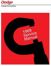 1969 Dodge Charger, Coronet, Dart Service Manual picture