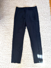 Athleta Women's Stellar Trouser Pant Size 4 Black Ankle Zip Stretch Athleisure picture