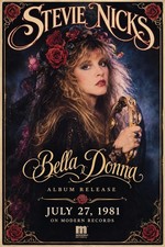1981 STEVIE NICKS BELLA DONNA ALBUM RELEASE POSTER RE- PRINT EUROPEAN EDITION picture