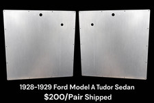 1928 1929 Ford Model A Tudor Sedan Door Panel Blanks Raw 20 Gauge Steel Hot Rod picture