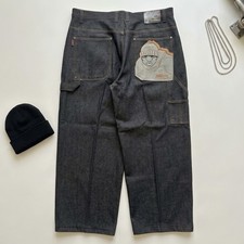 VINTAGE Y2K SOUTHPOLE RAW BAGGY CARPENTER JEANS (SIZE 42) picture