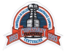 1993 NHL Stanley Cup Final Jersey Patch Montreal Canadiens French Version picture