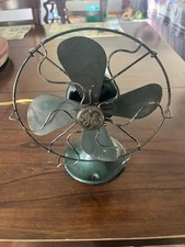 Vintage 1930S GE 8'' Non- Oscillating Table Fan Cat #27X840 New Cord Works Great picture