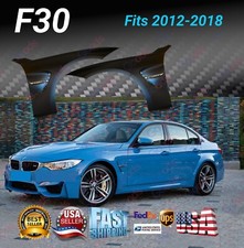 For 2012-2018 BMW 3 Series F30 M3 M4 Style Black Steel Fenders Side Vent  picture