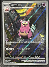 Pokemon TCG Slowbro Illustration Rare Holo Pitch Black 090/084 EN picture