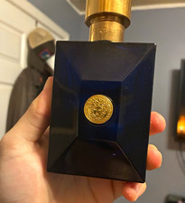 Versace Dylan Blue Eau de Parfum Spray, Regular Size 3.4 oz 70-75 percent full picture