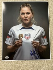 Ashley Sanchez Signed 11x14 Photo USWNT Soccer USA World Cup Autograph Psa Coa picture
