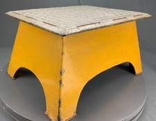 Steel Railroad Passenger Car Boarding Step Stool, UP Yellow R0272 picture