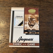 2008 Leaf Certified Materials - Fabric of the Game Fred Taylor #FOG-82 Prime /25 picture
