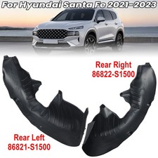 2x Fender Liner For 2021-2023 Hyundai Santa Fe Rear Right+Left Black 86822-S1500 picture