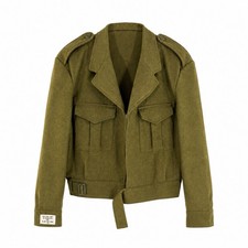Vintage 1977/78 Australian Jacket Mens Green Army Battle Dress D & M GERANO picture