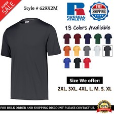 Russell Athletic 629X2M Mens Dri-Power Core Performance Interlock Gym T-Shirt picture