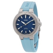 Oris Aquis Automatic Blue Dial Ladies Watch 01 733 7770 4155-07 4 18 65FC picture