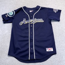 Vintage 2002 Ichiro Suzuki #51 MLB All-Star Game Authentic Jersey AL Kids L picture
