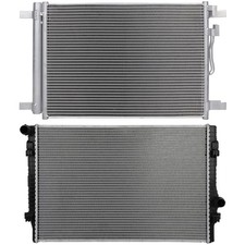 Radiator & AC Condenser Cooling Kit For Volkswagen 2015-2018 Golf 2015-2019 GTI picture