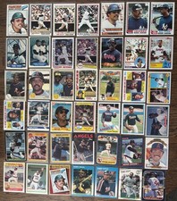1970s & 80s Reggie Jackson Cards (Lot Of 42) High Grade - No Duplicates picture